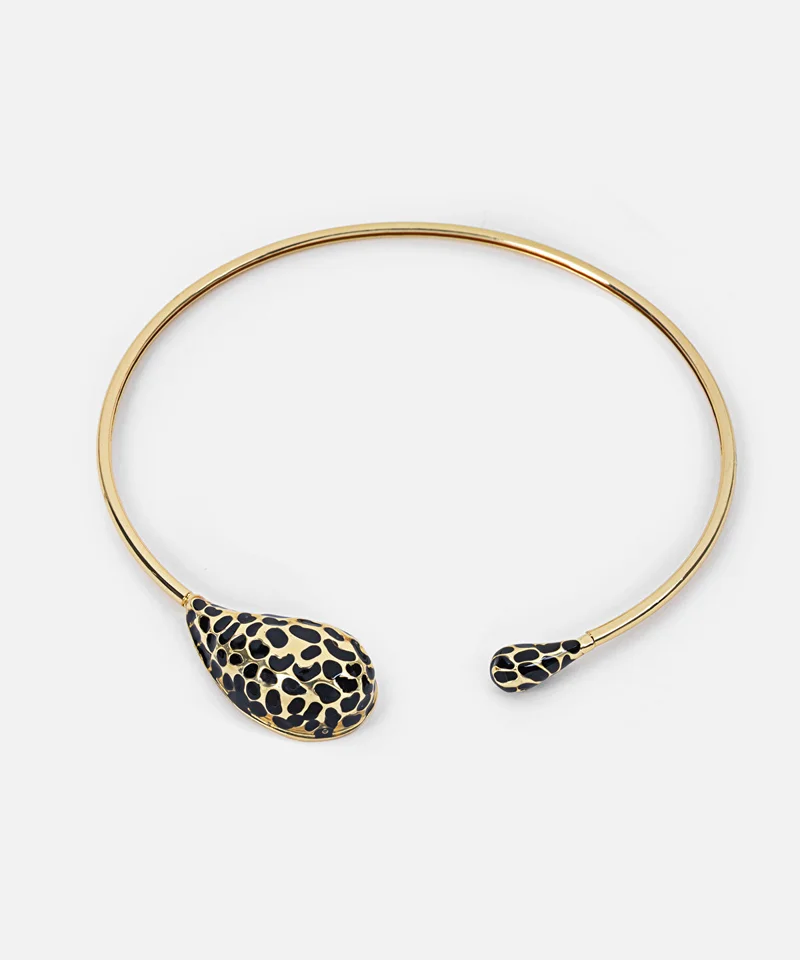 ابيكول Contrast Rigid Necklace